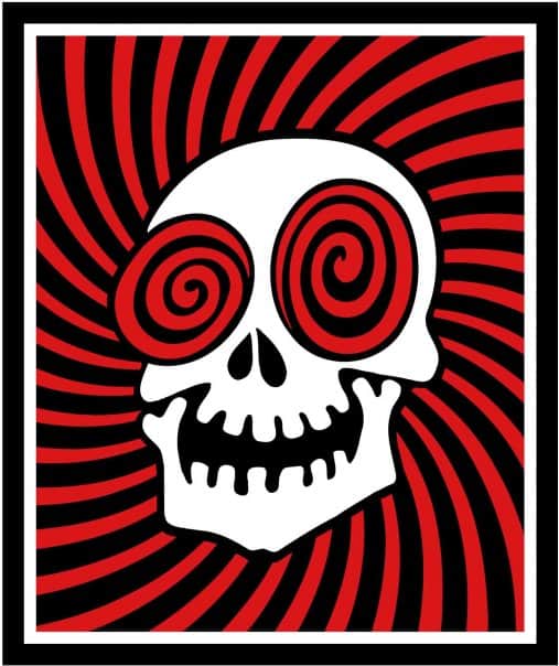 laughing skull logo