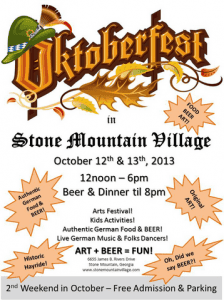 stone mountain village oktoberfest