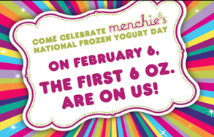 menchies free fro yo 2014