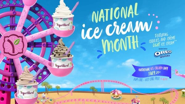 BOGO free frozen yogurt on national ice cream day