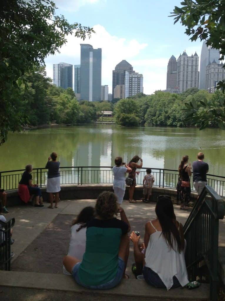 atlanta skyline from piedmont park