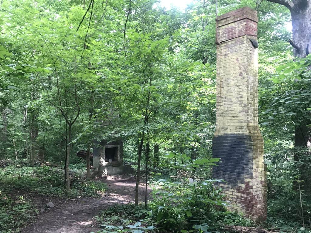 old homesite ruins at Mary Scott Nature Park in Atlanta