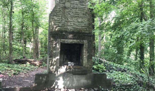 old homesite ruins at Mary Scott Nature Park in Atlanta