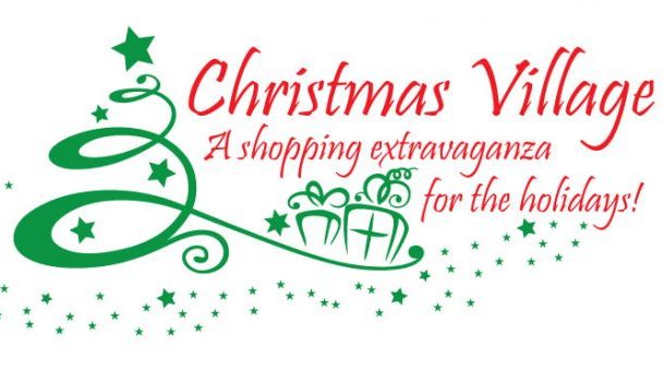 Christmas Village shopping market logo 