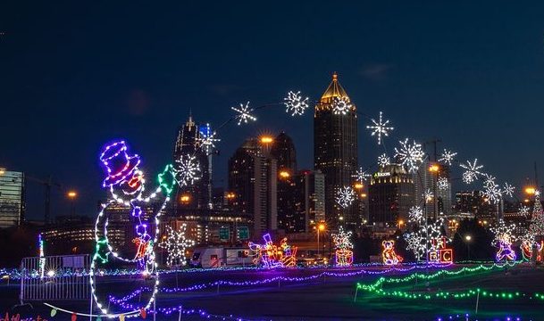 Free Images : city, usa, holiday, landmark, neon sign, christmas
