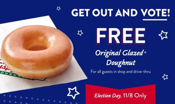 Krispy Kreme Offers A FREE Donut To Everyone On Election Day, This ...