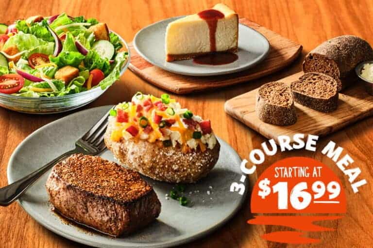 Outback Steakhouse is offering a 3-course meal for just $16.99 ...